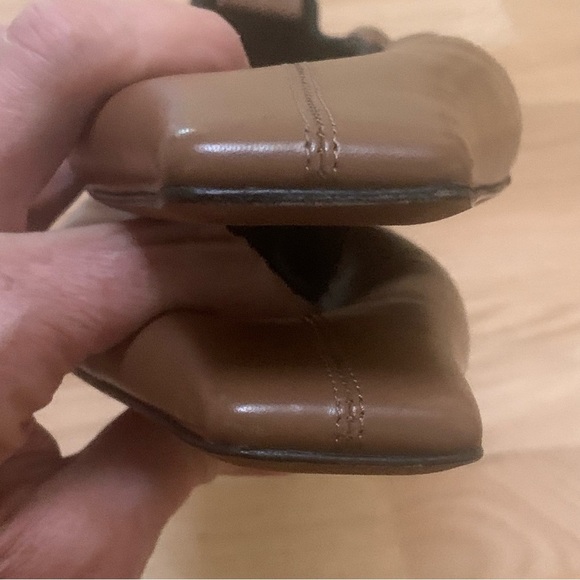 NIB PROENZA SCHOULER Kristie Ballet Flat Brown Square Toe Minimalist Neutral 41 - Picture 12 of 16